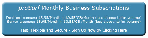 Subscribe Now to proSurf Online Data Backup